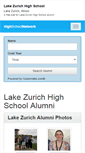 Mobile Screenshot of lakezurichhighschool.org