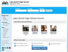 Tablet Screenshot of lakezurichhighschool.org